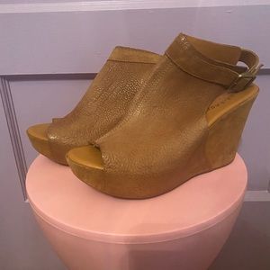 Kork-Ease Suede Wedge Sandals